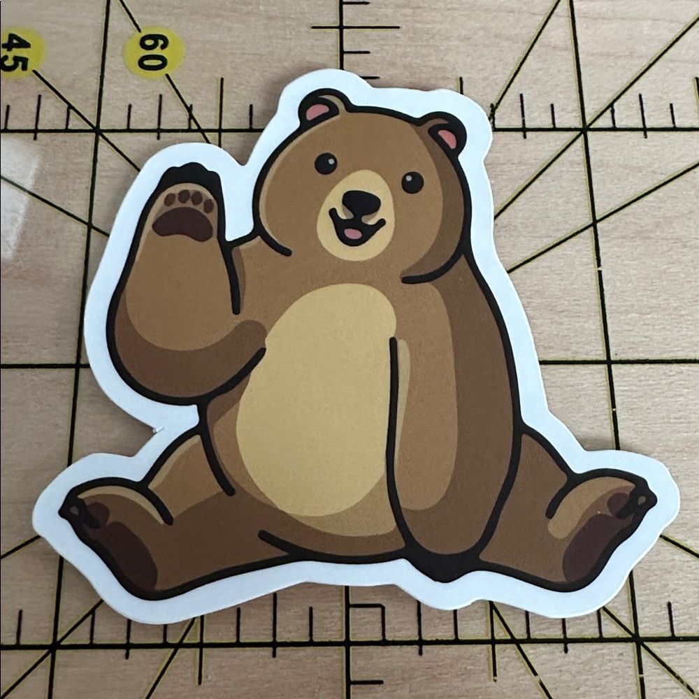 💜13/$13 +Bundle Sticker Sale | Teddy Bear Animal Waterproof Sticker